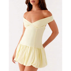 Cyflymder Women White Graduation Dress Summer Backless Bow Tie Bodycon Mini Dresses Y2k Square Neck Short Dresses For College