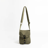 Cyflymder Canvas Sling Phone Pouch for Women Small Protable Travel Crossbody Bag Simple Unisex Couple Shoulder Purse