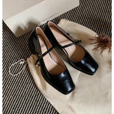 Cyflymder High Quality Women Pumps Shoes Fashion Ankle Strap Ladies Shallow Dress Mary Jane Shoes Female Elegant High Heel Footwear