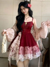 Cyflymder Vestidos De Fiesta Elegantes 2025 Temperament Chiffon Women Chiffon Ruffles Temperament Jacquard Waist Drawstring Pommel Dress