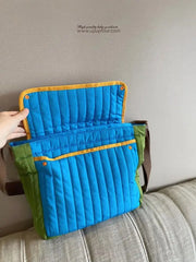 Cyflymder Ins Handheld Shoulder Bag Multi Functional Large Capacity Embroidered Square Bags