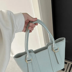 Cyflymder Mint Green Simple Large Capacity Shoulder Bag Women 2025 New Spring Summer Tote Bag Ladies Versatile Fashionable Handbag
