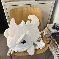 Cyflymder College Students Funny Kawaii Backpacks Streetwear Y2k Aesthetic Trendy Women Bags Men Personality Vintage Fashion Ins Backpacks