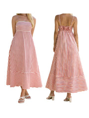 Cyflymder Elegant Floral Print Sleeveless Maxi Dress with V-Neckline and Ruffle Detail for Wedding Party Evening Prom Beach Casual Wear