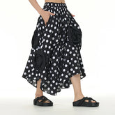 Cyflymder Three-dimensional Flower Bud Skirt, Flower Decoration Half-skirt, Spring New Design Irregular Skirt
