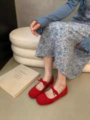 Cyflymder Shoes Woman Comfortable And Elegant Square Toe Bow-Knot Casual Female Sneakers Flats Butterfly Dress Summer Rubber Leisure Mary