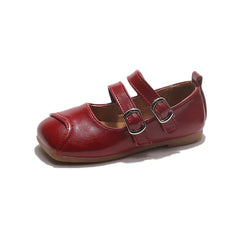 Cyflymder Autumn New One Strap Elegant Lightweight Ultra Soft Sole Sweet Mary Jane Shoes For Women Square Toe Fashion Dress Footwear