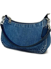 Cyflymder NEW Vintage Denim Shoulder Bag Women's Messenger Bag Multi-pockets Satchel Bags handbag Ladies Crossbody Bag