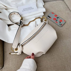 Cyflymder Designer Chest Bags for Women Knitting Crossbody Bags Chains Ladies Chest Handbag Travel Bag Fashion Knitting Bag New