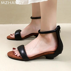 Cyflymder Leopaed Heeled Sandals Women's Elegant Heels Shoes Open Toe Summer New Slides Walking Trend Dress Luxury Mujer De Sandalias