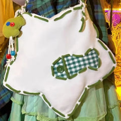 Cyflymder High-capacity Fashion Chic Star Bags Women All Match Streetwear Crossbody Bag 2025 Sweet Y2k Aesthetic Trendy Shoulder Handbags