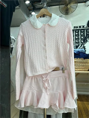 Cyflymder Sweet Pink Lace-up Ballet Skirt Woman Spring Casual Elastic Waist Cotton Sports Skirts Cute All-match A-line Short Faldas New