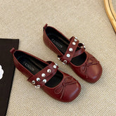 Cyflymder Bow Women's Mary Jane Shoes Flats Fashion Casual Shoes for Woman Elegant Lolita Sandals New Shallow Sport Dress Mujer Zapatillas