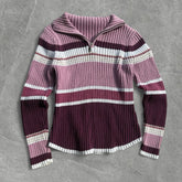 Cyflymder Classic Cute Lovely Fashion Sweet Slim emo Y2K Woman Maiden Sweater Female Pullover Aesthetic Knitwear Stripes Harajuku Clothing