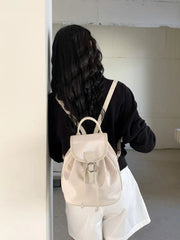 Cyflymder Fashion Simple Design Unisex Oxford Backpack College Women's Shoulder Back Beach Bag School Casual Korean Style Bagpack