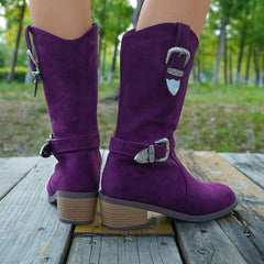 Cyflymder Decorative Metal Buckle High Heels Pointed Toe Large Size Women's Shoes Fashionable Elegant Footwear for plus Size Ladies