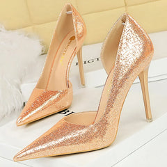 Cyflymder Shoes Sequin Cloth Women Pumps Fashion Wedding Shoes Luxury High Heels Women Shoes Stilettos Heels Sexy Party Shoes 2025