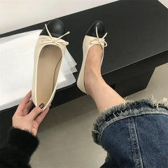 Cyflymder New Spring Butterfly-knot Women Loafer Elegant Mix Colors Slip On Shoes Laides Comfort Soft Sole Ballet Flats Single Shoes
