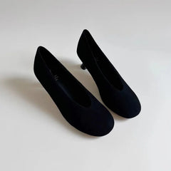 Cyflymder Fashionable Hot Selling Sexy Banquet High Heels Women Spring/Autumn New Round Head Thin Heel Comfortable Casual Single Shoes