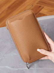 Cyflymder PU Soft Leather Women's Handbag Fashionable Multi functional Phone Bag Diagonal Strap Single Shoulder Coin Wallet
