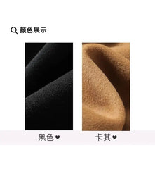 Cyflymder Autumn and Winter New Woolen Vest Women's Mid to Long Style Green Fruit Collar Large Pocket Belt Stylish and Slimming Vest