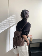 Cyflymder Fashion Simple Design Unisex Oxford Backpack College Women's Shoulder Back Beach Bag School Casual Korean Style Bagpack