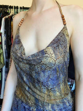 Cyflymder Vintage Printed Backless Halter Top Sexy Slim Deep V-Neck Sleeveless Tank Tops Women Summer Fashion Streetwear Lady