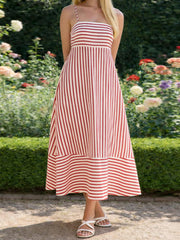 Cyflymder Elegant Floral Print Sleeveless Maxi Dress with V-Neckline and Ruffle Detail for Wedding Party Evening Prom Beach Casual Wear