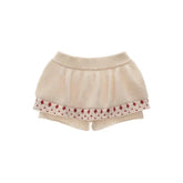 Cyflymder Star Flower Jacquard Knitted Casual Pants Women Wear Wool Pants High Waist Loose Shorts