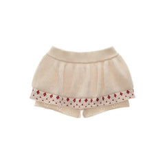 Cyflymder Star Flower Jacquard Knitted Casual Pants Women Wear Wool Pants High Waist Loose Shorts