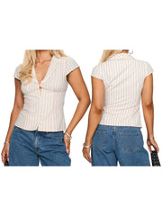 Cyflymder Women Floral Print Blouse Sleeveless Round Neck Ruffle Hem Button Down Casual Tank Top Summer Streetwear Fashion