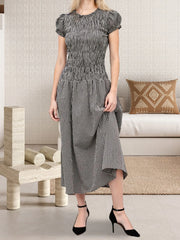 Cyflymder Women s Floral Print Maxi Dress Off Shoulder Ruffle Sleeve Boho Long Dress Summer Beach Party Sundress Casual Dress