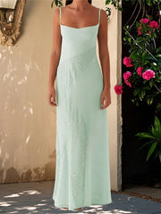 Cyflymder Elegant Floral Print Maxi Dress with V-Neckline and Adjustable Spaghetti Straps Boho Chic Summer Beach Dress for Women