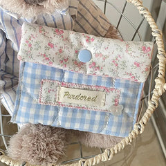 Cyflymder Fashion Women Cartoon Makeup Bag Pink Buckle Coins Lipsticks Cosmetic Storage Pouch Portable Mini Make Up For Gift2025 NEW