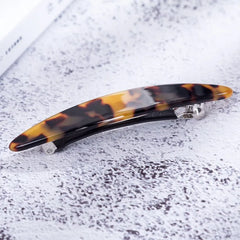 Cyflymder Oval Barrettes French Clips Hairclip for Girls Acetate Headwear Hair Accessories Geometric Korean Fashion Hair Clips for Women