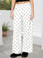 Cyflymder Women s High Waist Wide Leg Yoga Pants with Tie Dye Print and Elastic Waistband for Comfortable Workout Wear