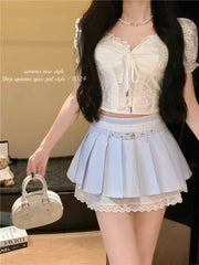 Cyflymder Casual Y2k Floral Print Slim Mini Dress Women's Summer Rural style Sleeveless A Line Dress Female Vintage 2000s French Elegant