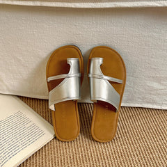 Cyflymder Shoes Woman 2025 Female Slippers Rubber Flip Flops New Hawaiian Flat Slides Rubber Flip Flops Shoes Ladies' Slippers Slipers Wom