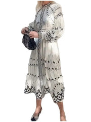 Cyflymder Long Sleeve Ruched Bodycon Dress Women O-Neck Sexy Club Maxi Dresses 2026 Spring Summer Skinny Stretchy Party Vestidos