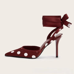 Cyflymder New Women Shoes Sweet Style Pointed Tip High Heeled Sandals for Woman Elegant French Casual Shoes Designer Shoes Sandalias Mujer