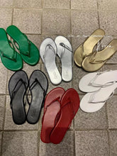 Cyflymder Beach Shoes Rubber Flip Flops Slippers Soft Sabot Hawaiian Comfort Spring Shoes Women Slippers For Swimming Pool Rubber Flip Fl