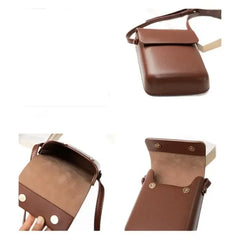 Cyflymder Vertical Crossbody Phone Bag Simple Quality Box Design for Men And Women Coin Pocket Mobile Phone Case Stylish Korean Style