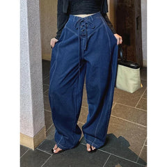 Cyflymder Summer Capri Pants Women Washed Distressed Ripped American Vintage Street Style Straight Leg Loose Slim Mid Length Denim Pants