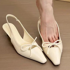 Cyflymder summer new sexy pointed designer slippers outdoor leisure comfortable shallow mouth ladies multi-color high heels 35--42
