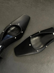 Cyflymder Designer Summer Cover Toe Women Sandals Fashion Party Dress Pumps Ladies Thick Heel Singbacks Mules Shoes