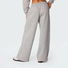 Cyflymder Women's Casual Joggers Sweatpants Spring Fall Drawstring High Waist Wide Leg Trousers Baggy Athletic Sweatpants