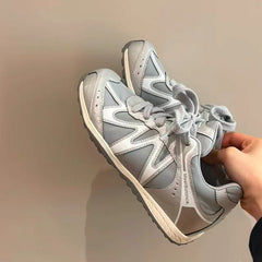 Cyflymder Summer Women's Sneakers Casual Shoes Platform Female New PU Casual Running Shoes Comfortable Vulcanized Shoes 886