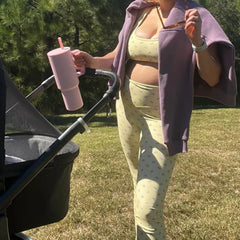 Cyflymder Women's Summer Two Piece Yoga Sportswear Plaid Bow Print U-Neck Bra with High Waist Slim Leggings Set Y2K Streetwear