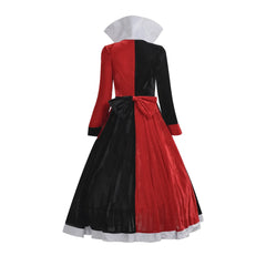 Cyflymder Halloween Queen of Hearts Costume Alice in Wonderland Dress Women Adult Sexy Poker Queen Cosplay Halloween Fancy Dress Plus Size