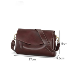 Cyflymder Female purse flap handbag autumn/winter new pu leather crossbody messenger bag large capacity single shoulder pillow bag winered